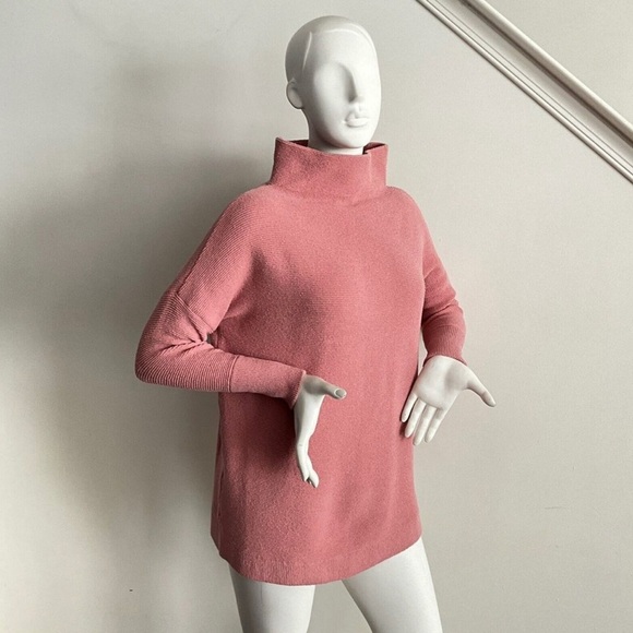 Free People ottoman casual tunic sweater dress pink sun sand size Small NWOT - Picture 8 of 8